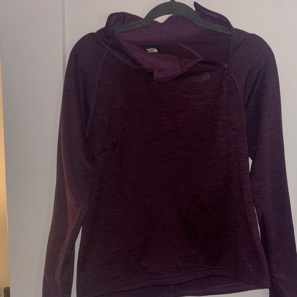 The North Face Deep Purple Quarter-Zip Pullover